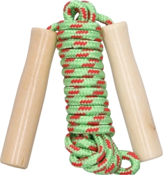 Lecamā virve ar koka rokturi 250 cm