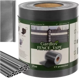 Pelēka žoga lente Gardlov 19cmx35m
