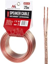 Skaļruņu kabelis 25 m Maclean 2x1,5 mm²