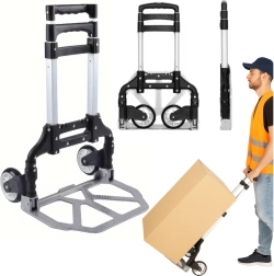 Viegls salokāms alumīnija pārvadāšanas ratiņš 70 kg