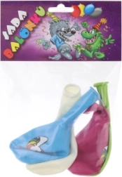 Baloni ar vienradža apdruku – komplekts 4 gab.