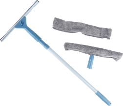 Teleskopiska logu mazgājamā birste ar noskrāpētāju 50–95 cm, 4-daļīga komplekts