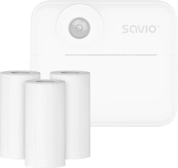 Termopapīra ruļļi tūlītējās drukas fotoaparātam Savio AN-01, 57 × 23 mm, 5 m (3 gab. komplekts)