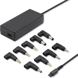 Universāls automātiskais barošanas adapteris 65 W ar 9 nomaināmiem uzgaļiem