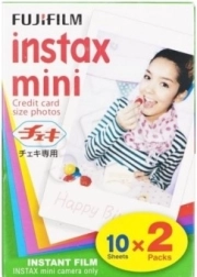 Instax Mini glancēta filma (2×10 uzņēmumu)