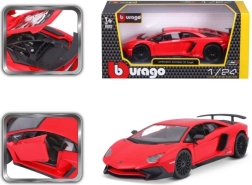 Bburago Lamborghini Aventador SV Coupe 1:24 sarkans