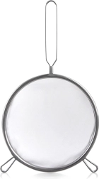 Kitchen stainless steel strainer with long handle 24.5 cm