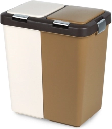 Plastmasas šķirošanas atkritumu tvertne 2×20 l