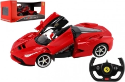 Tālvadības auto FERRARI LAFERRARI 1:14 ar atveramām durvīm, 2,4 GHz, RASTAR, sarkans