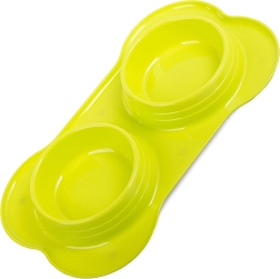 Divkārša bļoda suņiem un kaķiem 400 ml x 2