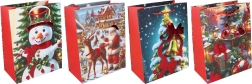 Dāvanu maisiņš L 32 × 41,5 × 12 cm Ziemassvētki