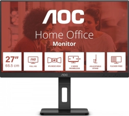 Monitor AOC 24 inch IPS HDMI DP Pivot Speakers