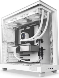 Datora korpuss NZXT H6 Flow baltā krāsā ar sānu logu