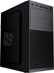 Datora korpuss Fornax K300 Micro-ATX, 2× USB 3.0 un 2× USB 2.0, melns