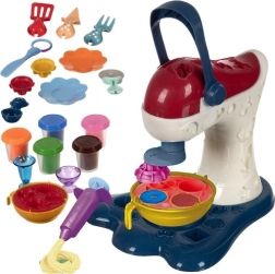 Liela presēšanas mašīna miksera formā KRUZZEL + 5 modelēšanas masas trauciņi un piederumi