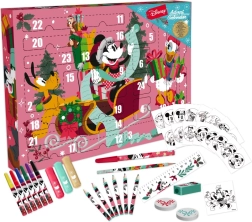 Adventa kalendārs DISNEY MINNIE – radošais rakstāmpiederumu komplekts