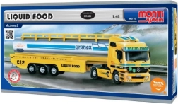 Konstruktors MONTI SYSTEM MERCEDES-BENZ Actros Liquid Food cisternas kravas auto 1:48