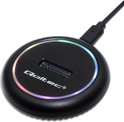 Dokstacija M.2 NVMe/SATA SSD ar USB‑C un RGB apgaismojumu 2 TB