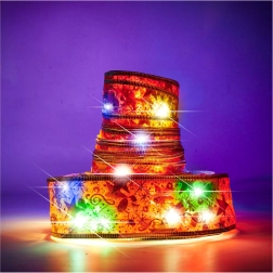 Dekoratīva LED lente 10 m, 100 LED ar baterijām – Daudzkrāsu