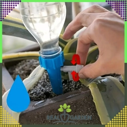 Komplekts 10 gab. laistītājiem podaugiem PET pudelēm ar krāniņu