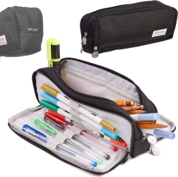 Skolas trīskameru penālis 3 vienā – melna