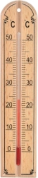 Wooden indoor thermometer 20 cm