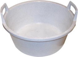 Plastmasas bļoda 56 cm ar rokturiem, granīts