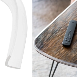 Caurspīdīga silikona aizsarglente mēbeļu malām 1 m