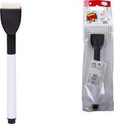 Tāfeļu marķieris ar mini dzēšgumiju, melns