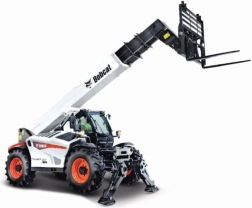 Metāla modelis BBURAGO 1:50 BOBCAT T40.180SLP teleskopiskais iekrāvējs ar dakšām