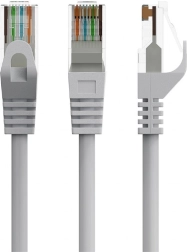 Patch cable Cat.6 copper UTP 0.25 m gray