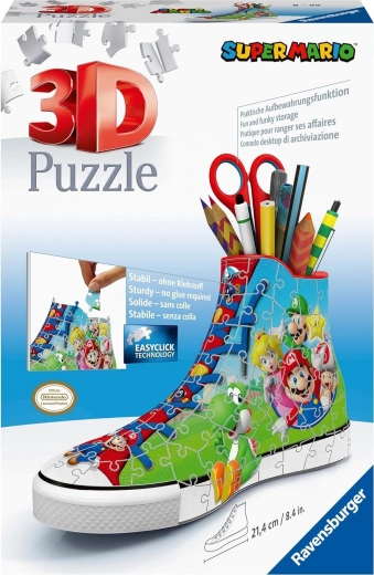 3D puzle Super Mario sporta apavs – 108 detaļas