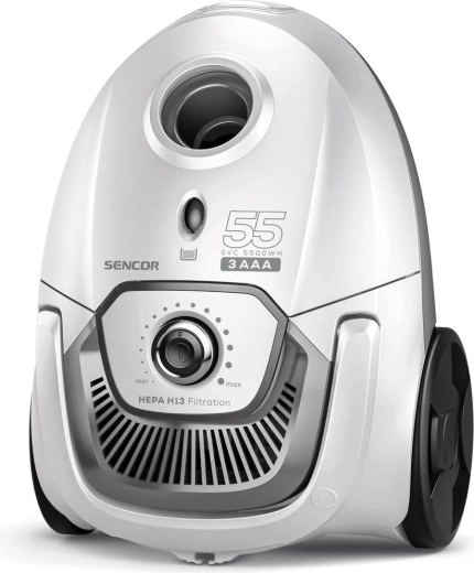 Quiet and energy-efficient vacuuming