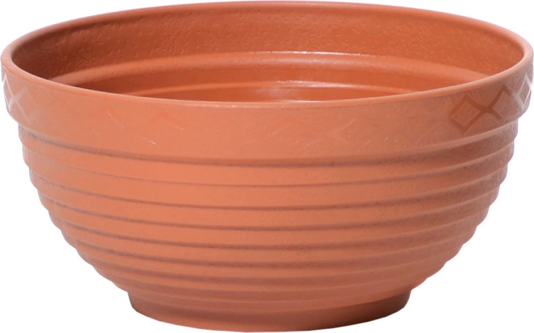 Plastic planter saucer 44 cm terracotta