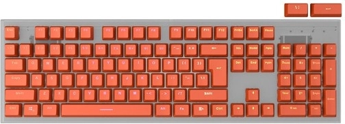 Genesis Lead 300 Orange Double-Shot Keycaps