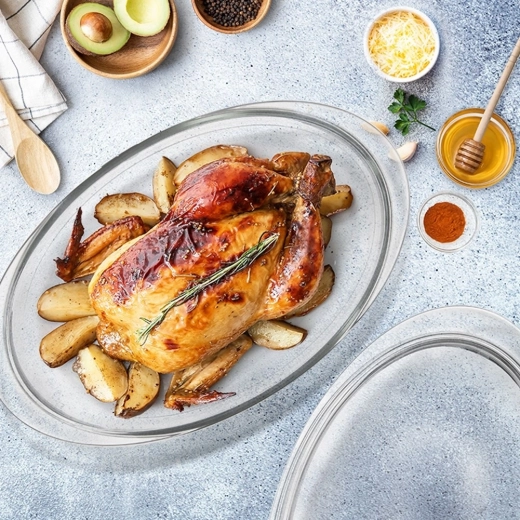 Ērti rokturi un caurspīdīgs dizains