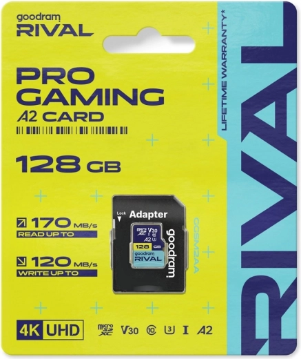 Goodram Rival microSD karte 128 GB UHS-I V30 U3 C10 A2 170/120 MB/s