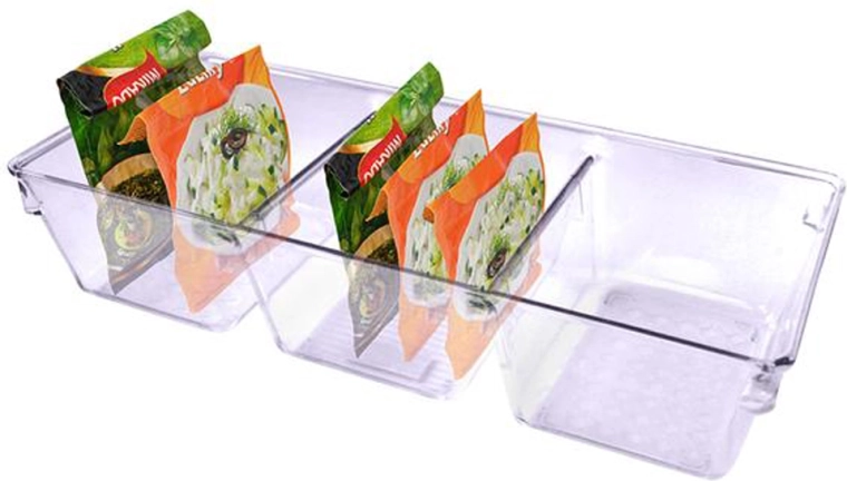 Plastmasas organizators ar 3 nodalījumiem 34 × 15 × 7,5 cm