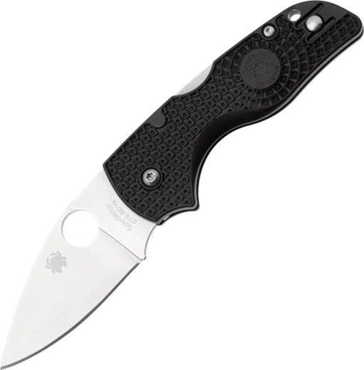 Spyderco Lil Native Lightweight Black salokāms kabatas nazis 6,3 cm