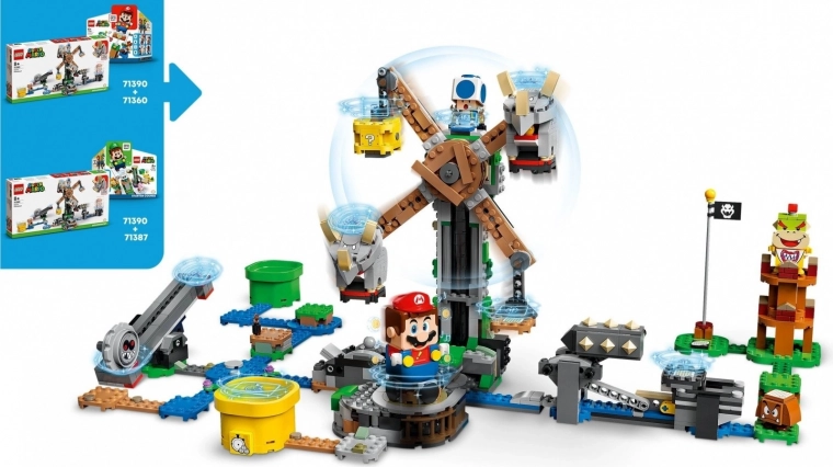 Cīņa ar Reznoriem – LEGO SUPER MARIO paplašinājuma komplekts