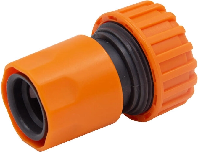 Quick Connector with Stop Valve 3/4 for Garden Hoses AQUA