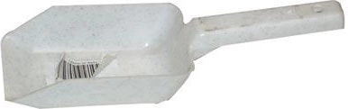 Plastmasas miltu lāpstiņa 21 cm – krāsu mikss