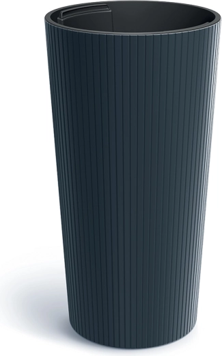 Lamia Slim Flower Pot 25 cm Anthracite