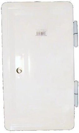 Divkāršas skursteņa durtiņas baltas 160 × 320 mm
