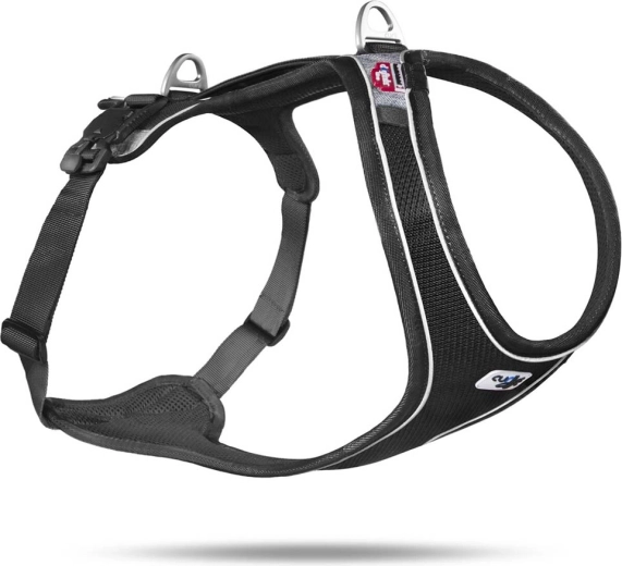 Suņu iemaukti Curli Belka Comfort melni, izmērs L (25–35 kg)