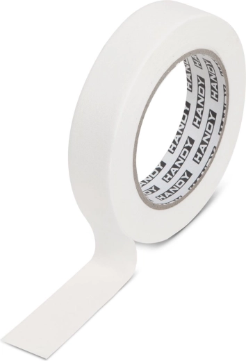 Maskēšanas lente ar šķīdinātāja bāzes līmi, 50 m × 19 mm, balta
