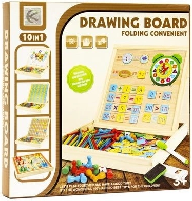 Two boards in one: magnetic and chalk