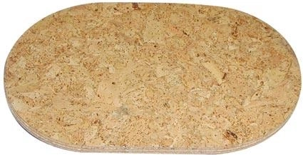 Cork oval placemats 29 × 19 cm, set of 6