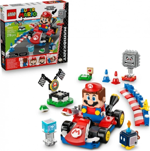 LEGO® Super Mario™ 72043 Mario Kart™ — interaktīvais LEGO® Mario™ un Standard Kart