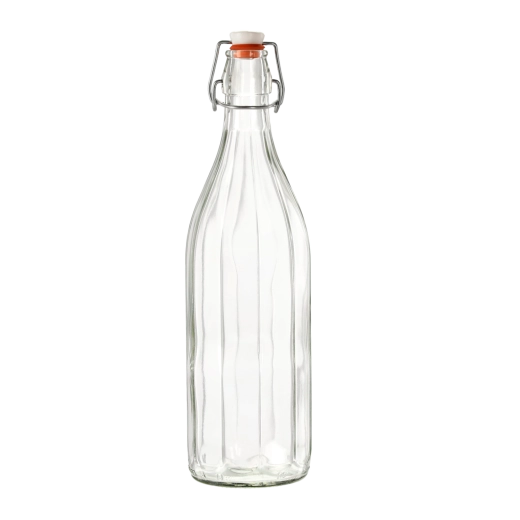 Stikla pudele Costolata 1 l ar sviras (mehānisko) aizbāzni